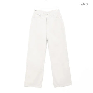 Straight-leg fleece-lined pants