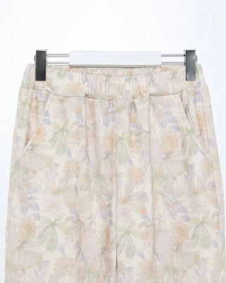 Vintage floral bootcut pants