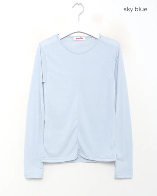 Color-block detail layered T-shirt