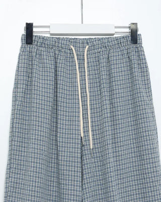 2-way hem check easy pants