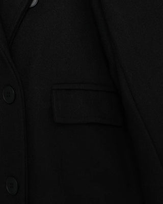 Double-button long coat
