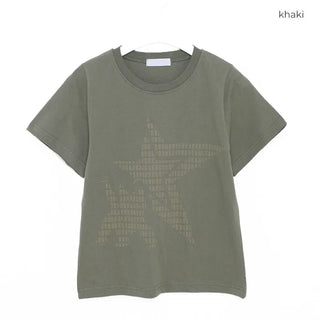 Polka dot print T-shirt