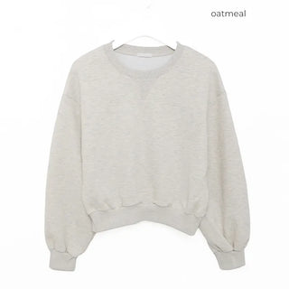 Balloon Cropped Sweatshirt