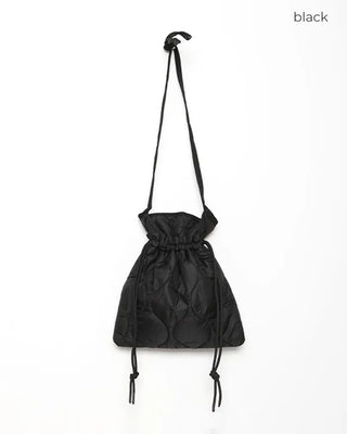 Quilted string bag