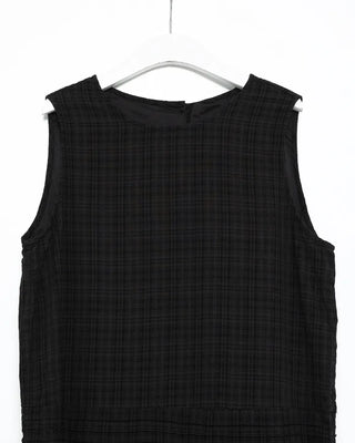 Checked long dress