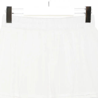 Lace frill maxi skirt