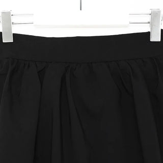 Shirred balloon mini skirt