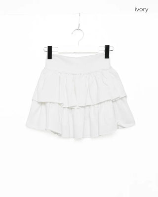 Cancan cotton mini skirt