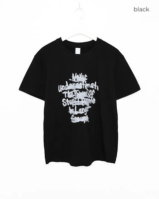 Spray lettering half T
