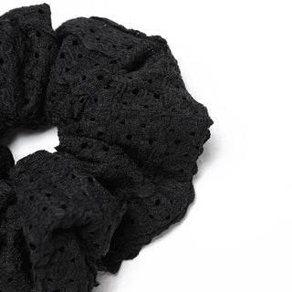 Lace hair scrunchie