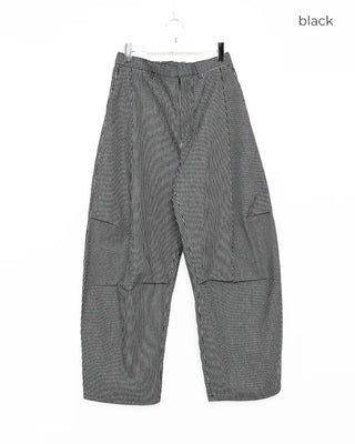 (Unisex) Striped Pintuck Overpants