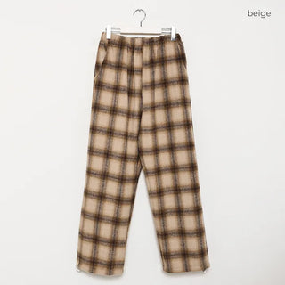 2-Way Flannel Check Pants