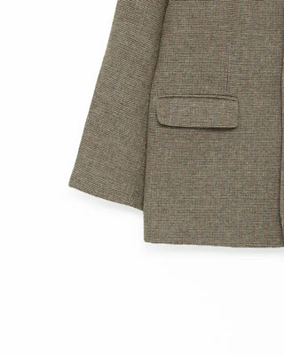 Checked dad jacket