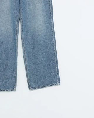 Tencel Wash Wide Denim Pants