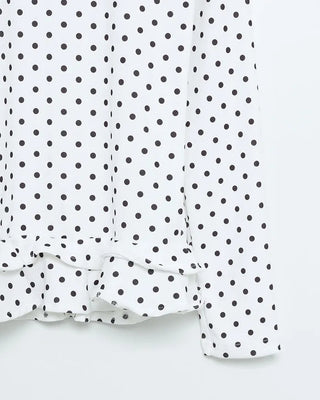 Polka Dot Frill T-shirt