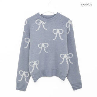 Ribbon Round Knit