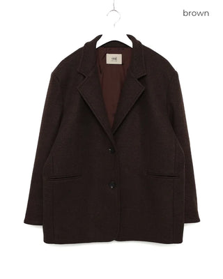 Oversized wool jacket