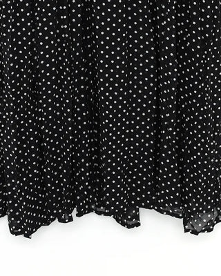 [BEST 50] Sheer Dot Long Dress