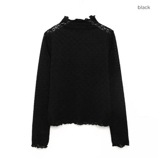 Patterned sheer mellow t-shirt