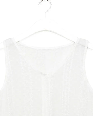 Button lace long dress