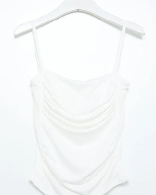 Shirred cap camisole