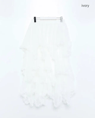Cancan lace long skirt