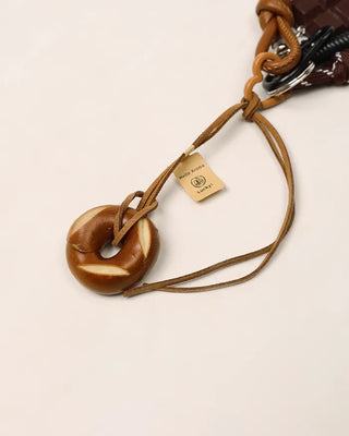 Pretzel Donut Keyring