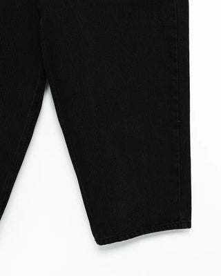Striped embroidered wide-leg pants