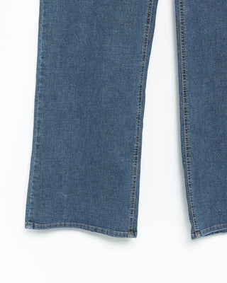 Cool wide denim pants