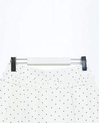 Polka Dot Frill Mini Skirt Pants