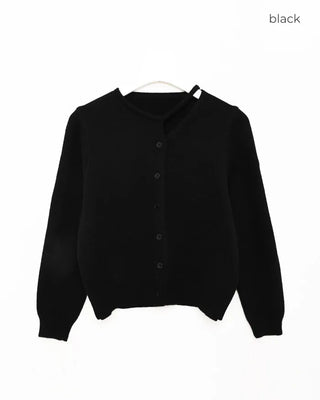 Slit detail cardigan