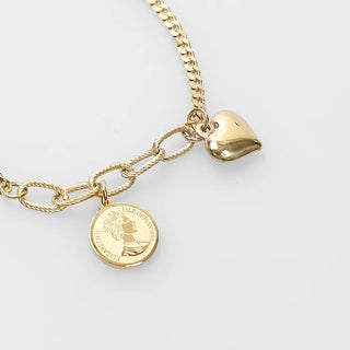 Heart Chain Bracelet