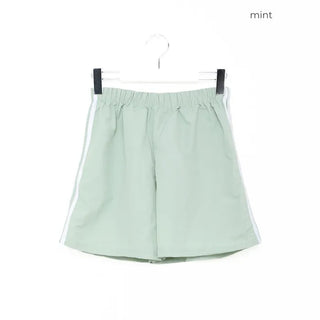 2-line elastic waist shorts