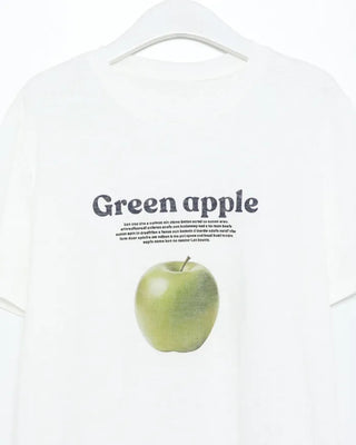 Apple print T-shirt