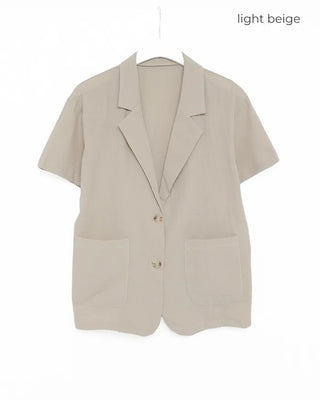 Linen Oversized Half Jacket