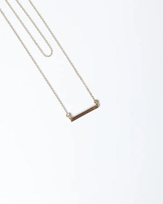 Bar pendant necklace