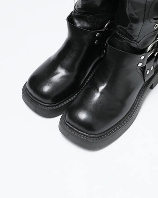 Buckle Point Long Boots