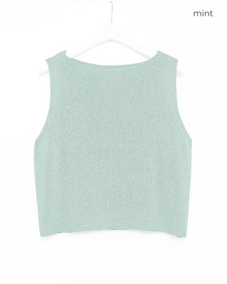 Simple knit vest