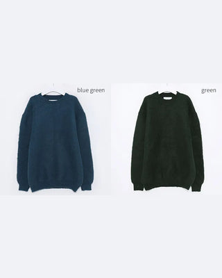 Heavy mohair knit