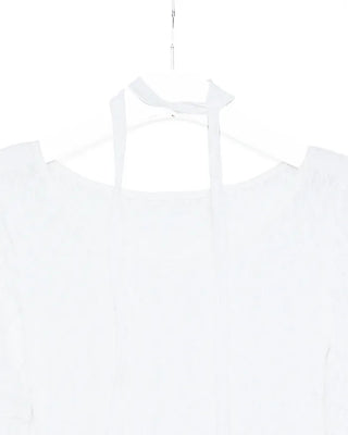 (Set) Lace Tiered Scarf T-Shirt