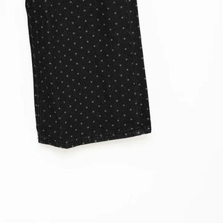 Polka Dot Denim Wide Pants