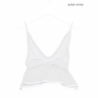 See-through bustier