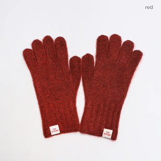 Finger hole label point gloves