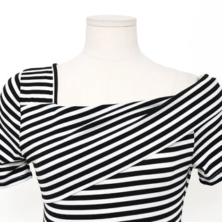 Asymmetrical Off-Shoulder T-Shirt