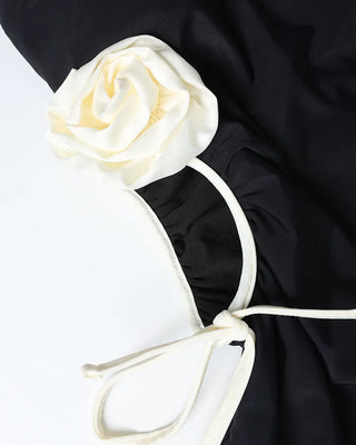 Rose White One-Piece Swimsuit