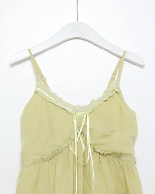 Lace frill camisole