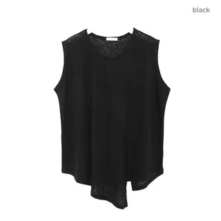 Linen sleeveless top