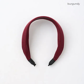 Knitted ribbed headband