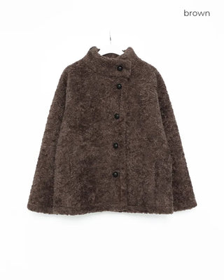 Half-neck boa jacket