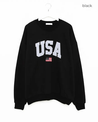 (Unisex) USA Embroidered Sweatshirt